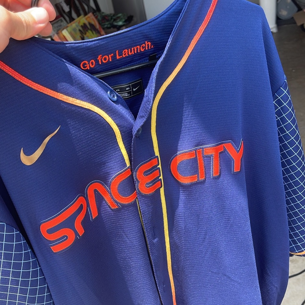 HOUSTON ASTROS SPACE CITY JERSEY XXL